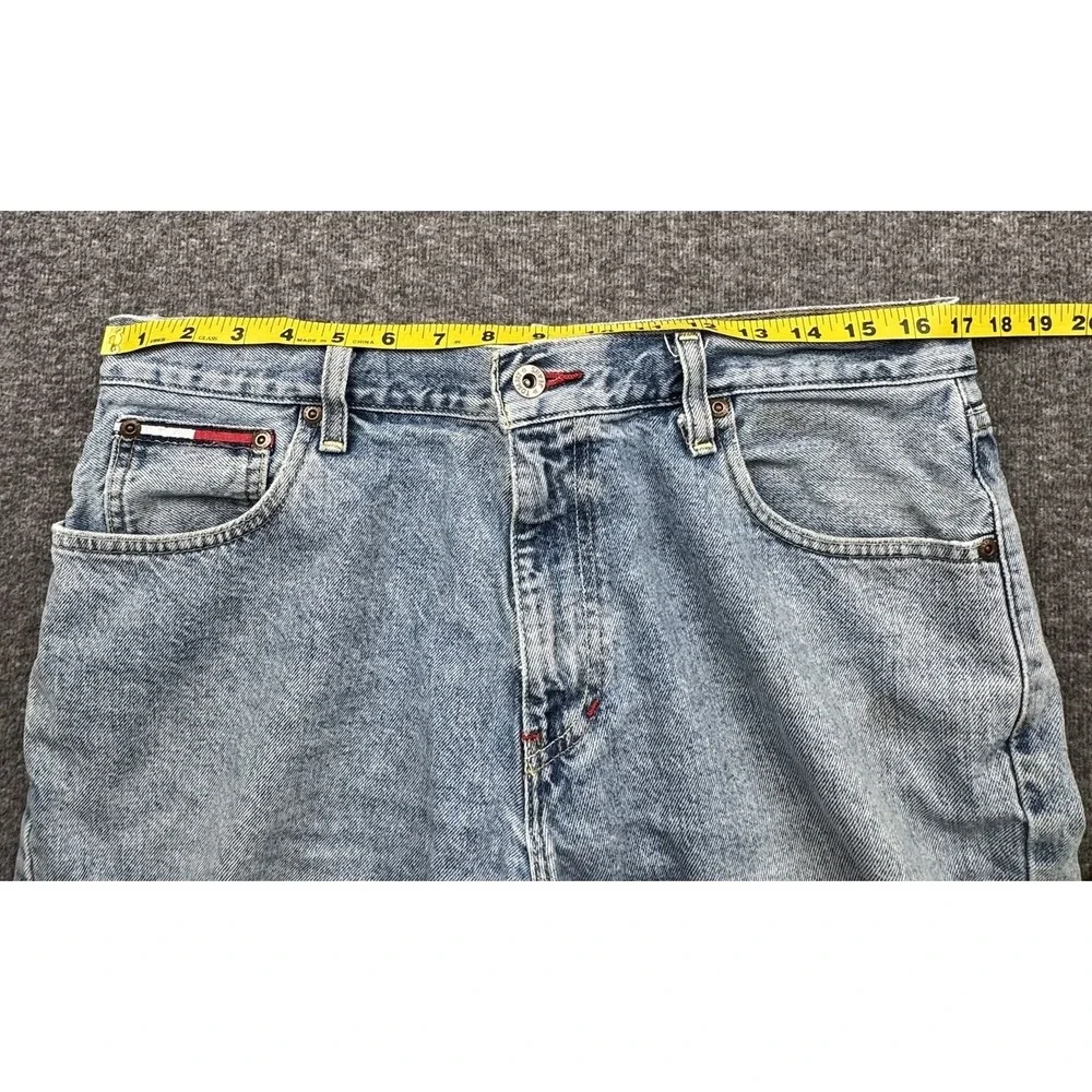 Tommy Hilfiger Jeans Denim Men's Shorts Size 34 Medium Wash Vtg Jorts‎ 2000s
